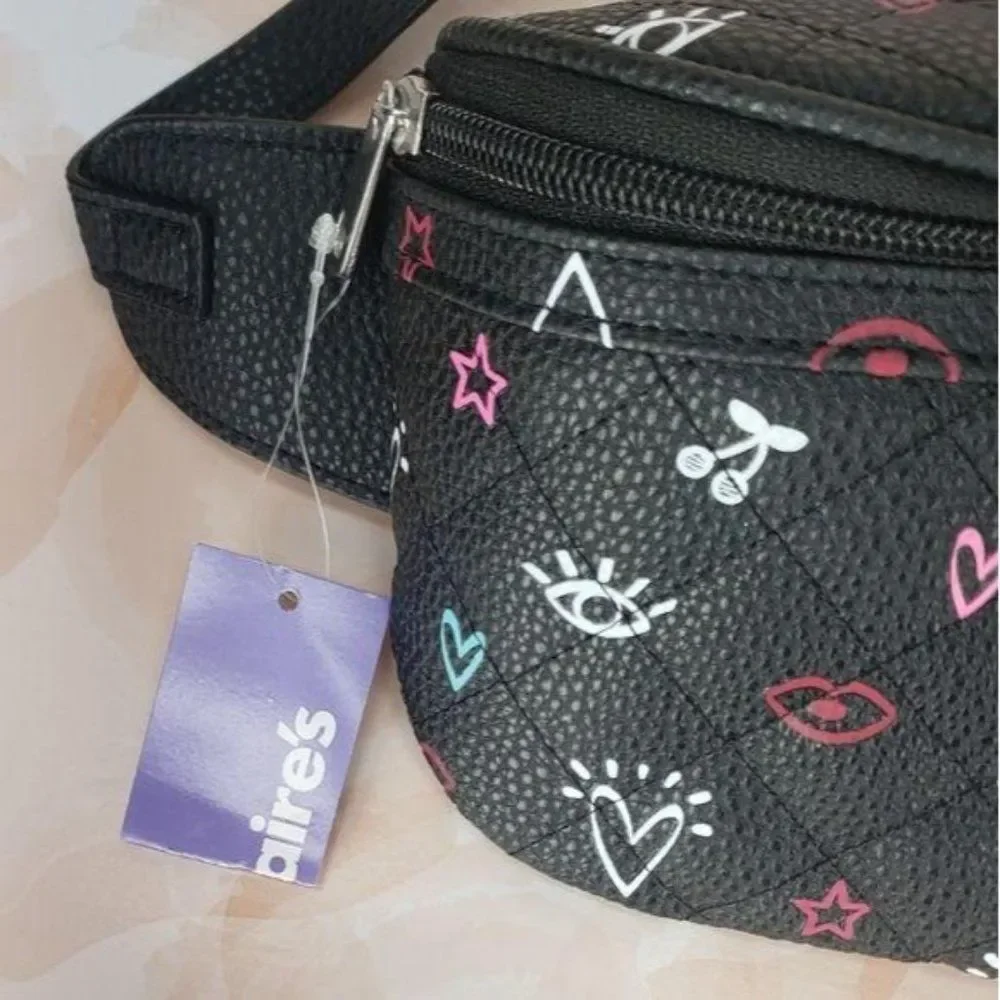 Claire’s Black Fanny‎ Pack Bag